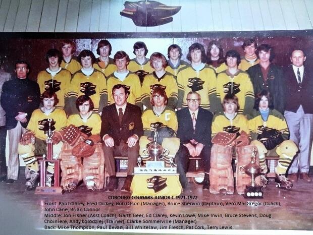 1971-72 Cobourg Cougars hockey team photo- Junior C