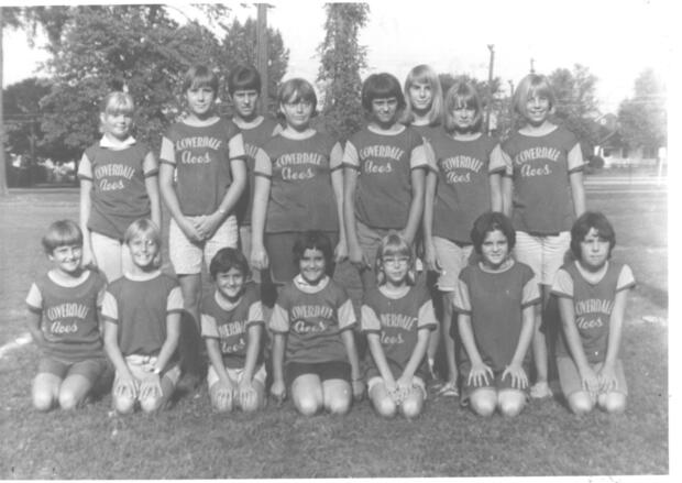 1967 Coverdale Aces Women's Fastball Team Photos