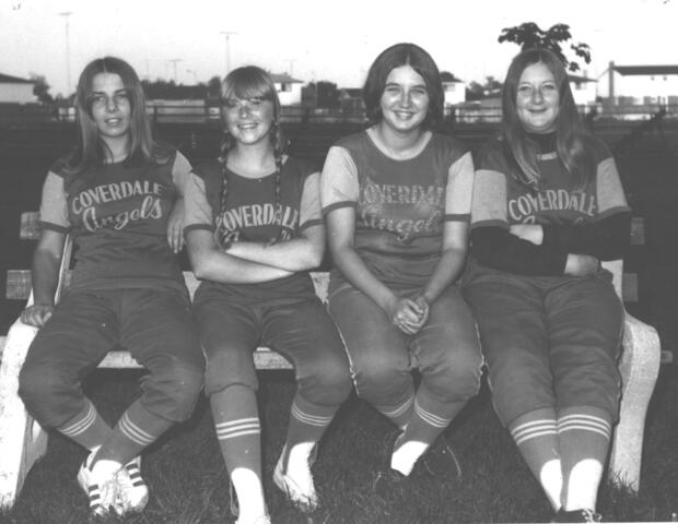 1971 Coverdale Angels Women's Fastball Team photos
