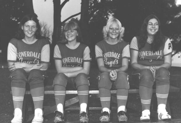 1972 Coverdale Angels Women's Fastball Team photos