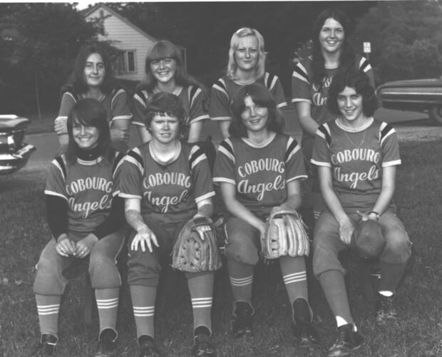 1973 Cobourg Angels Women's Fastball Team photos