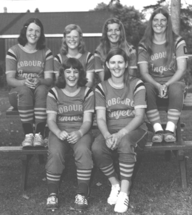 1975 Cobourg Angels Women's Fastball Team photos