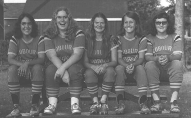 1975 Cobourg Angels Women's Fastball Team photos
