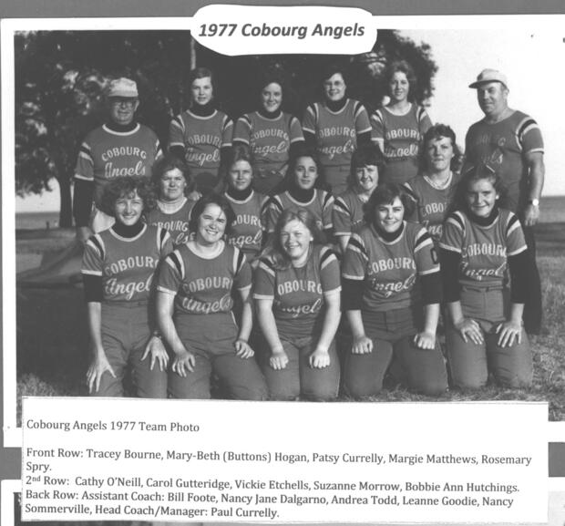 1977 Cobourg Angels Women's Fastball photos