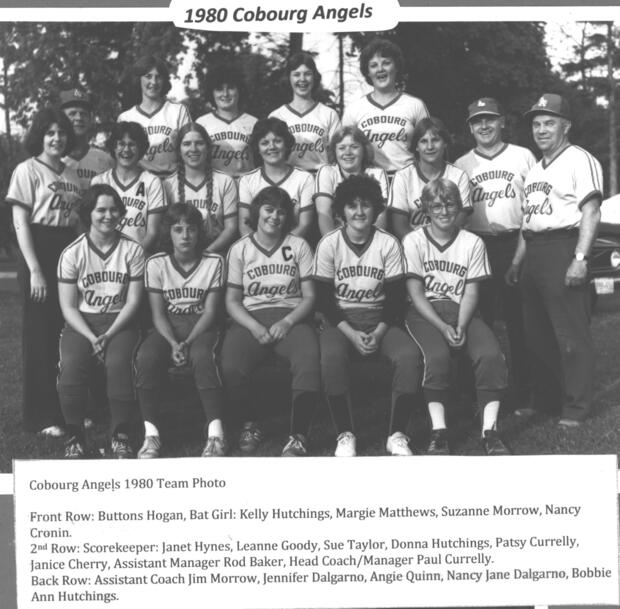 1980 Cobourg Angels Women's Fastball Team photos