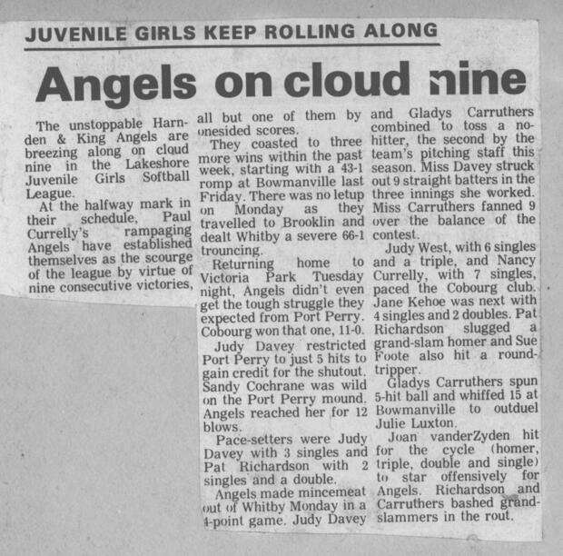 1974 Cobourg Angels