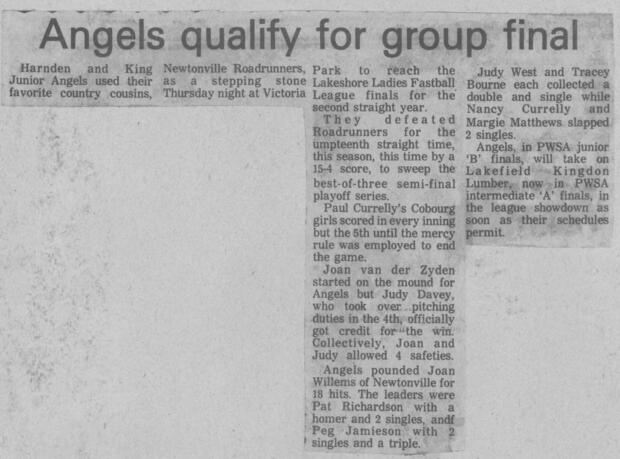 1976 Cobourg Angels