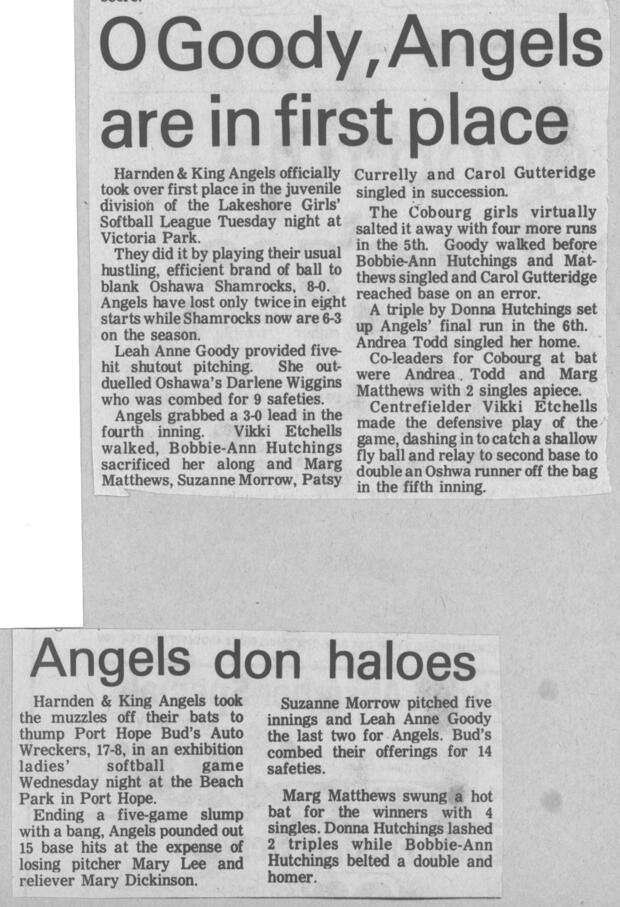 1978 Cobourg Angels