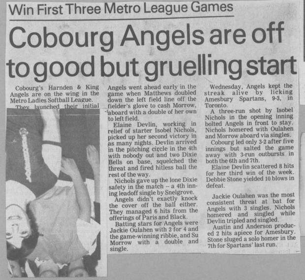 1984 Cobourg Angels