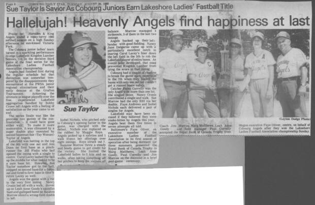 1980 Cobourg Angels
