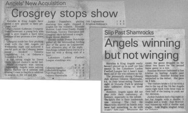 1982 Cobourg Angels