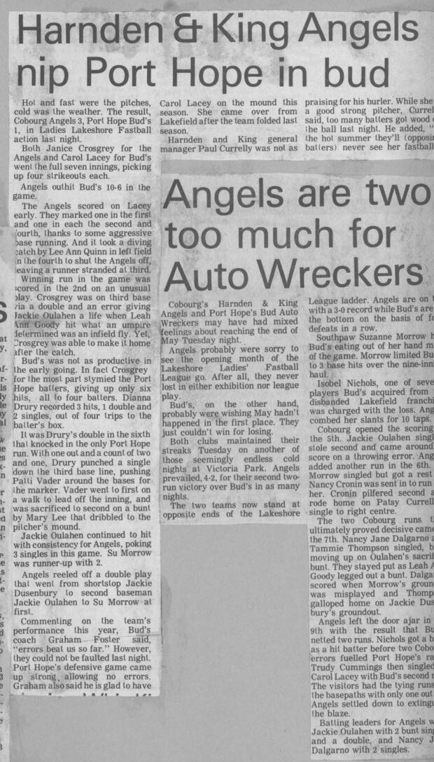 1983 Cobourg Angels