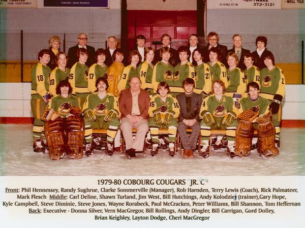 1979-80 Cobourg Cougars hockey team photo- Junior C