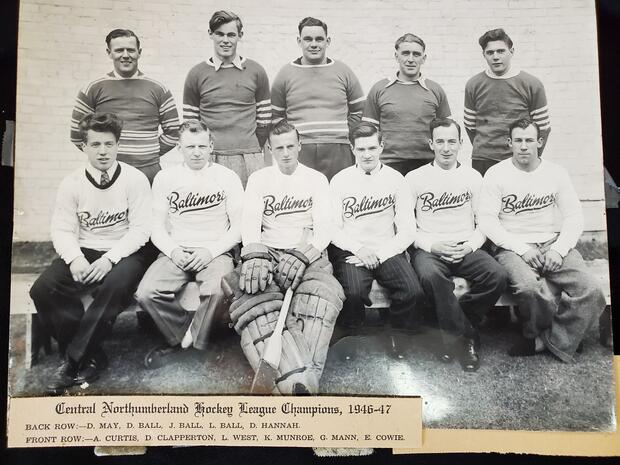 1947 Baltimore Hockey Club framed photo