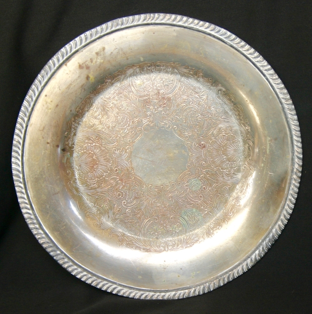 1958 silver tray presented by Cobourg Golf Club