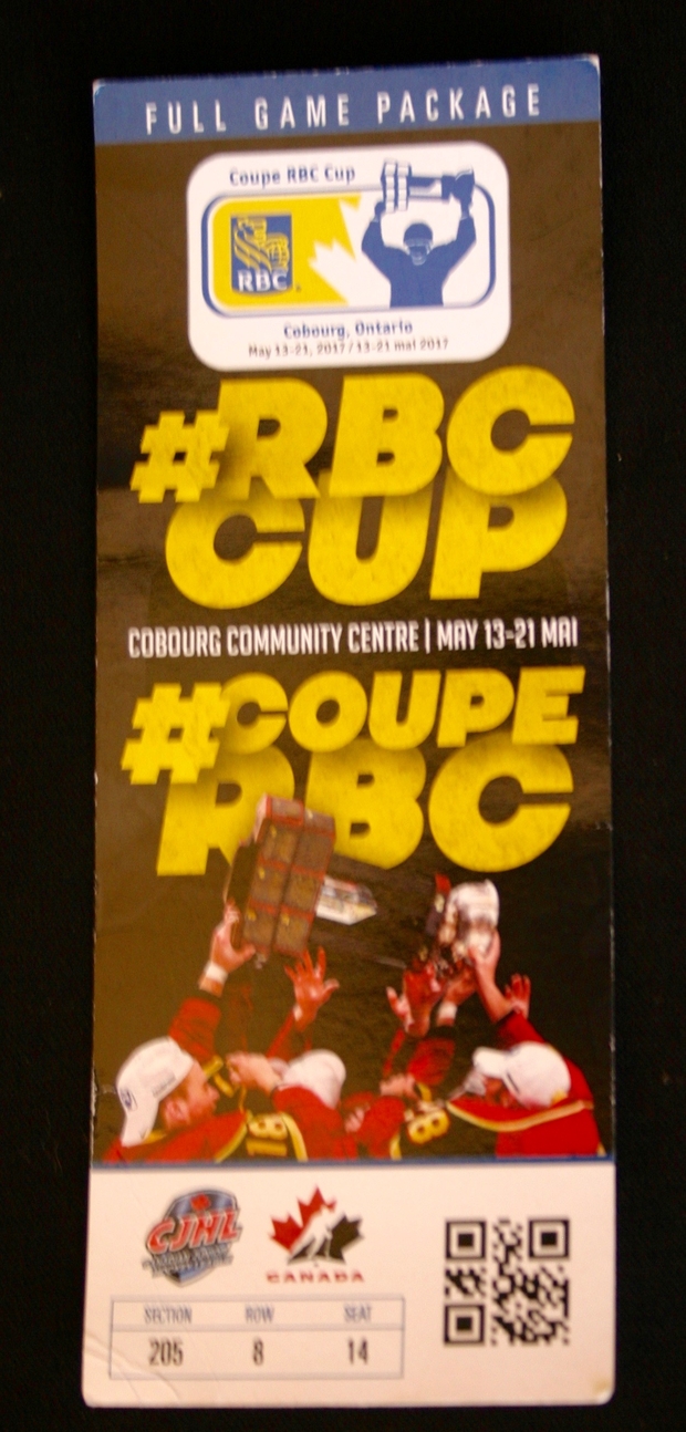 2017 RBC Cup tournament ticket package