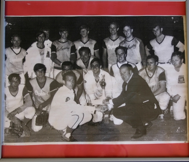 1970 Cobourg Orphans Mens Fastball team photo
