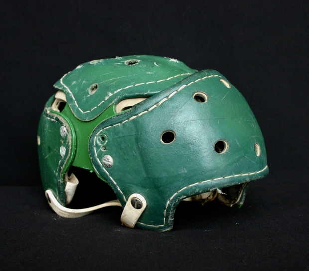 1970 Cooper brand leather hockey helmet Cobourg and District Sports