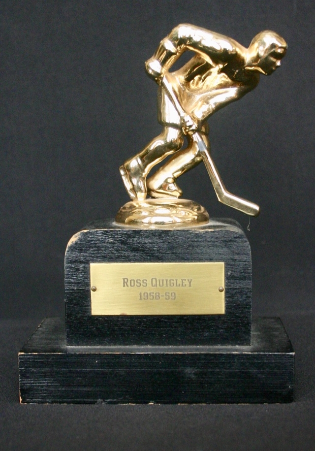 195859 CCHL outstanding goalie trophy Quigley Cobourg and District