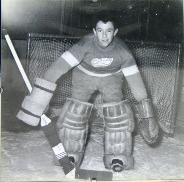 1961 CCHL goalie photo- Ross Quigley