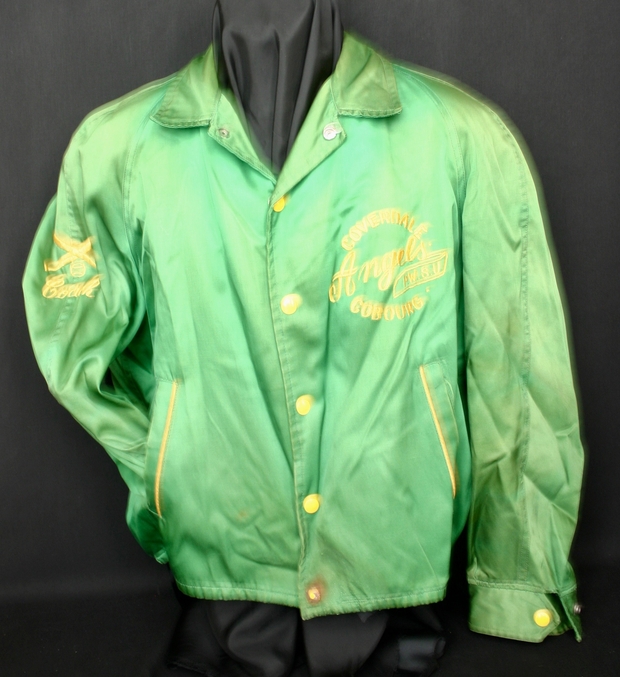 Coverdale Angels jacket of coach Paul Currelly
