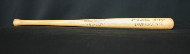 1977 Cobourg Angels - PWSU miniature wooden bat