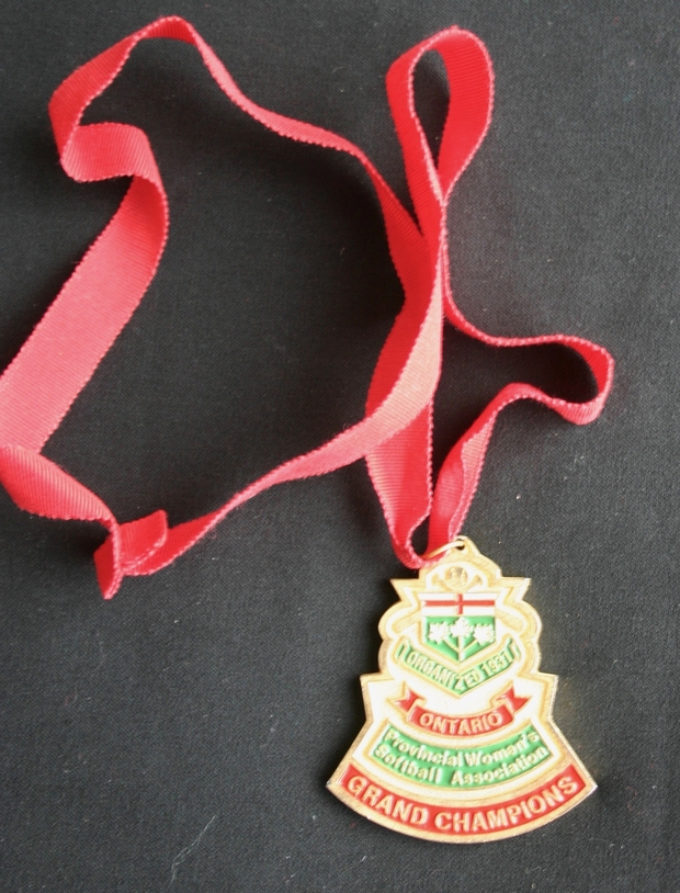 1984 Cobourg Angels Ontario gold medal
