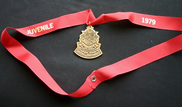 1979 Cobourg Angels Ontario Regional Juvenile A gold medal