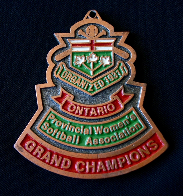 1983 Cobourg Angels Prov bronze medal