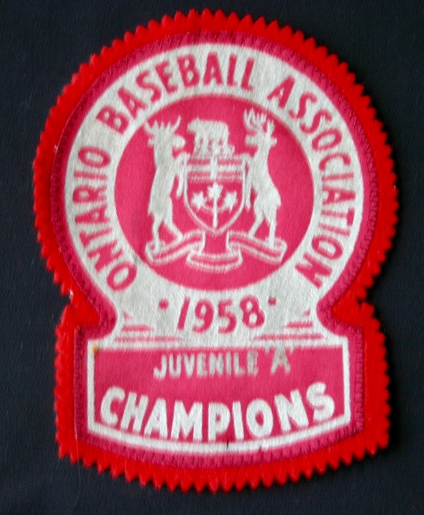 1958 Kiwanis Juvenile Champions baseball crest