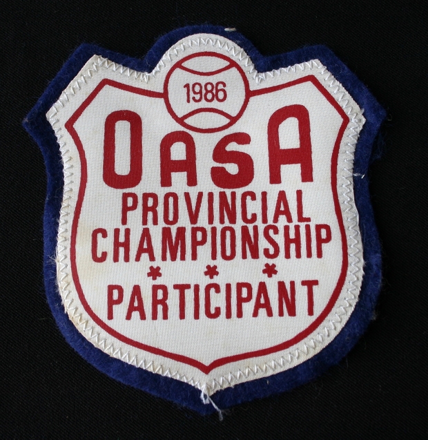 1986 Cobourg Legion Minor Softball OASA crest