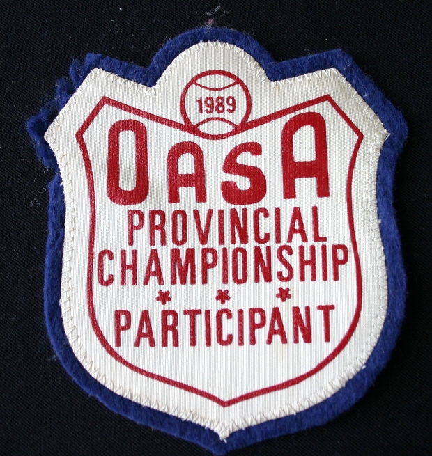 1989 Cobourg Legion Minor Softball OASA crest