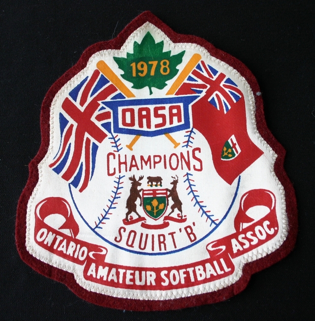 1978 Cobourg Legion Softball Ont Squirt crest