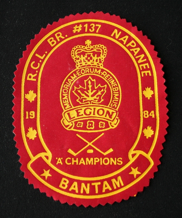 1984 CCHL Bantam crest from Napanee tournament