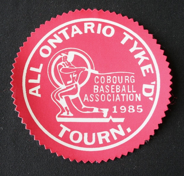 1985 Cobourg Baseball crest Tyke D Tourney