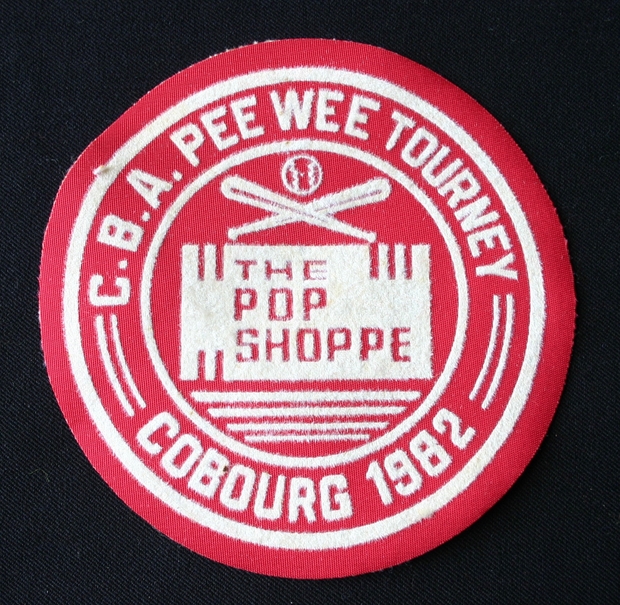 1982 Cobourg Baseball crest PeeWee Tourney