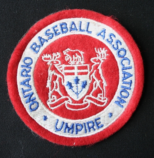 Cobourg Baseball Association crest- Umpire