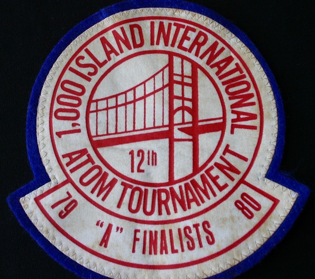 1980 CCHL crest 1000 Islands Atom Finalists