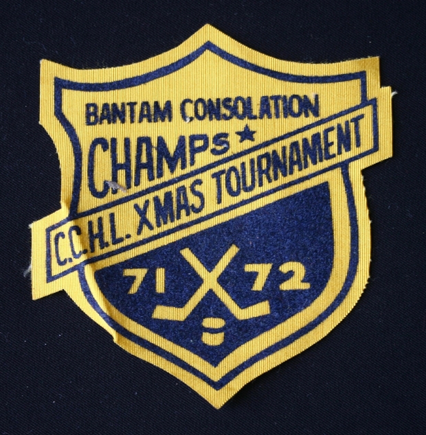 1972 CCHL crest Bantam Xmas tourney