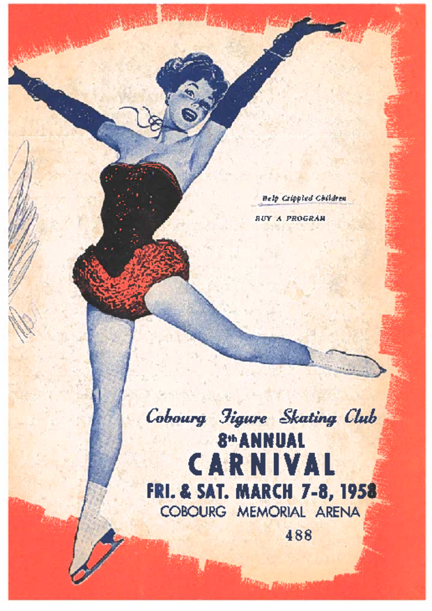 1958 Cobourg Figure Skating Carnival program