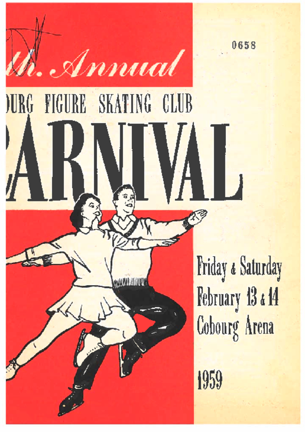 1959 Cobourg Figure Skating Carnival program