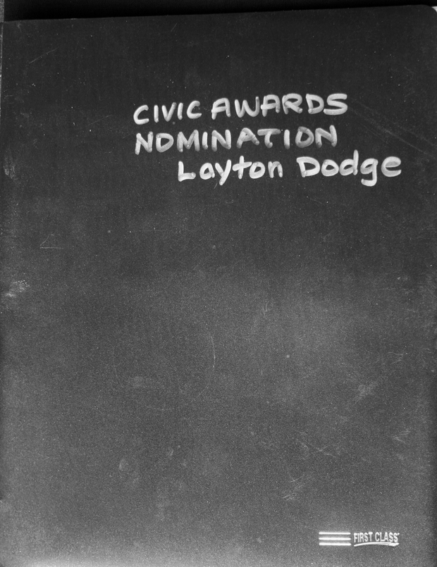 2011 Layton Dodge nomination Cobourg Civic award