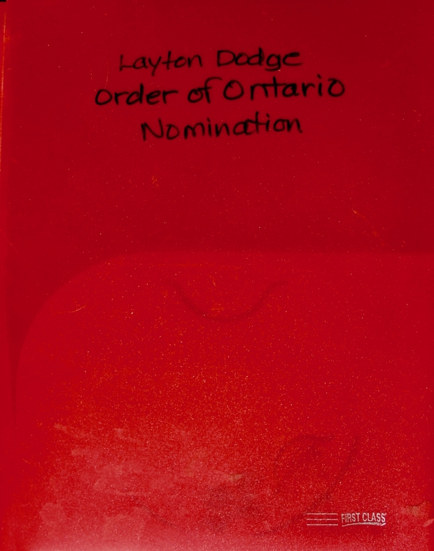 Layton Dodge Nomination Order of Ontario docs