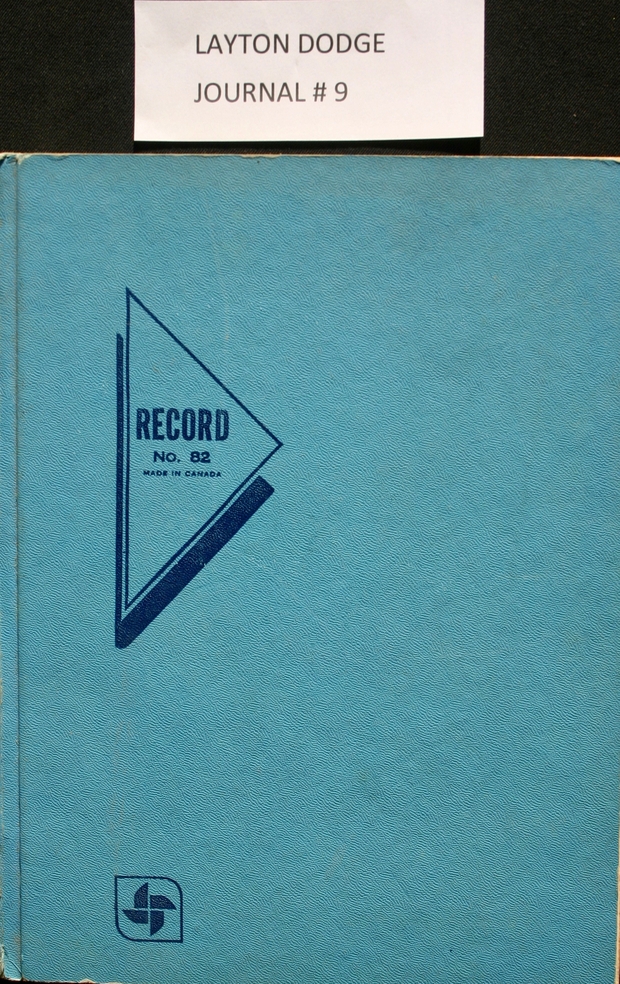 1971-72 Layton Dodge scorebook #9 hockey leagues
