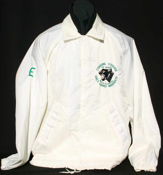 1990 Cobourg Cougars nylon jacket