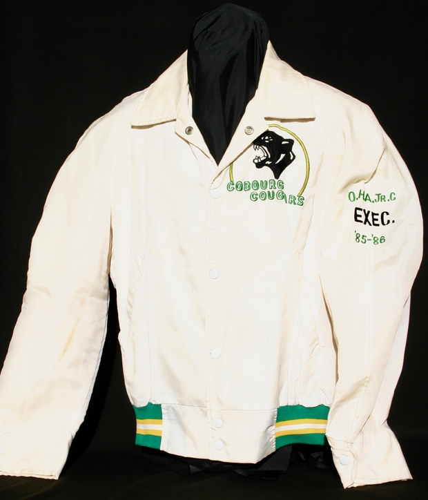 1986 Cobourg Cougars nylon jacket
