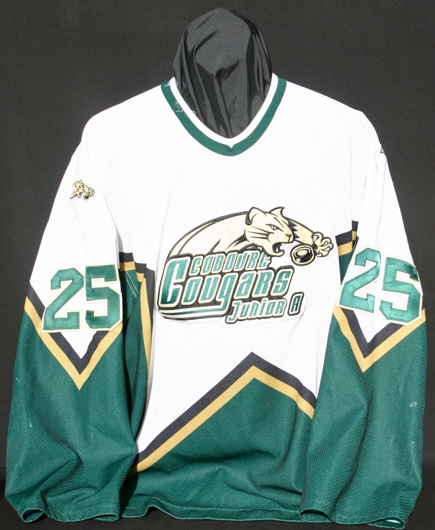 2009 Cobourg Cougars game jersey #25 | Cobourg and District Sports Hall ...