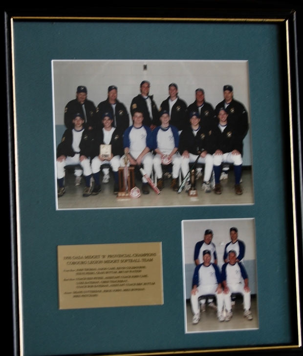 1998 Cobourg Legion Midget softball champs photo