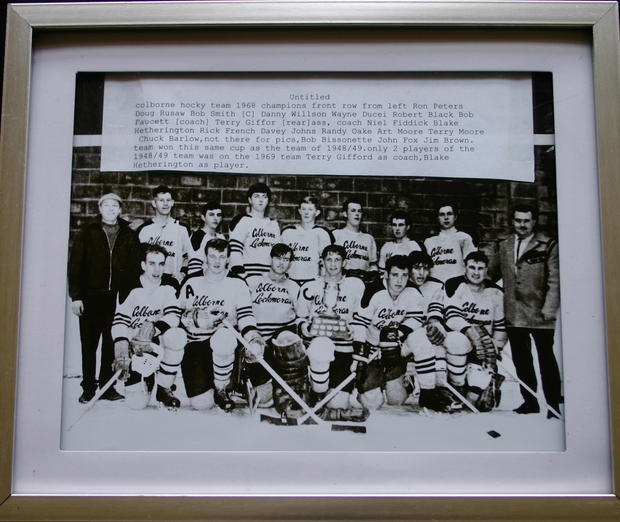 1969 photo Colborne champions ENHL