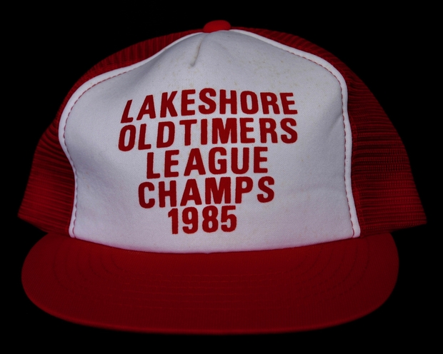 1985 Lakeshore Oldtimers Slow Pitch League cap